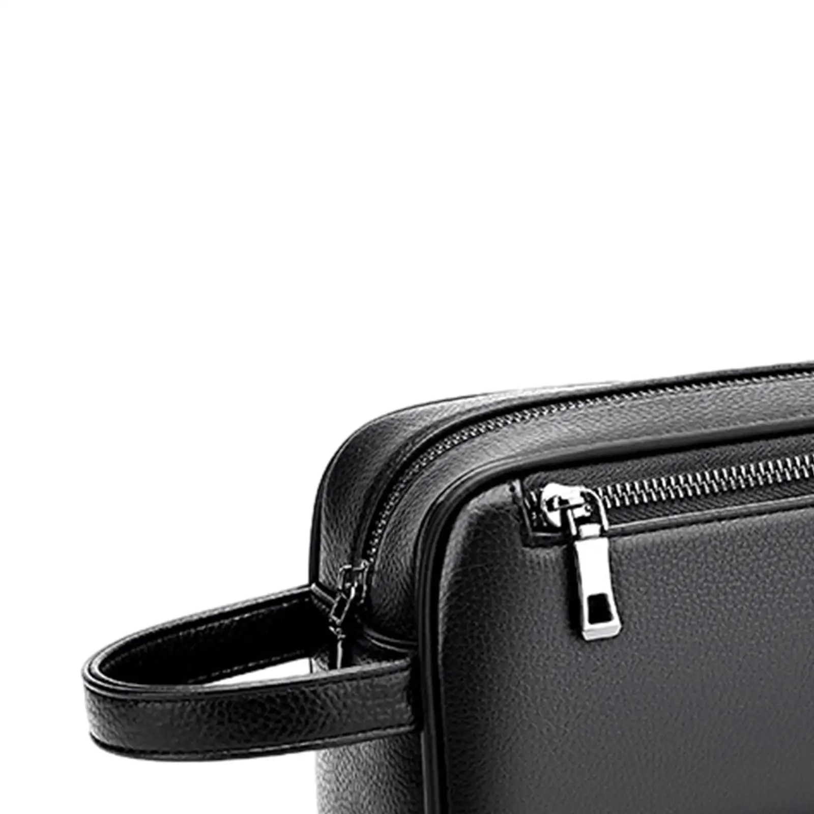 Small Mens Clutch Bag PU Leather Handbag Travel Wallet Purse Organizer Holder Wrist Bag Business Phone Card Multi Pockets
