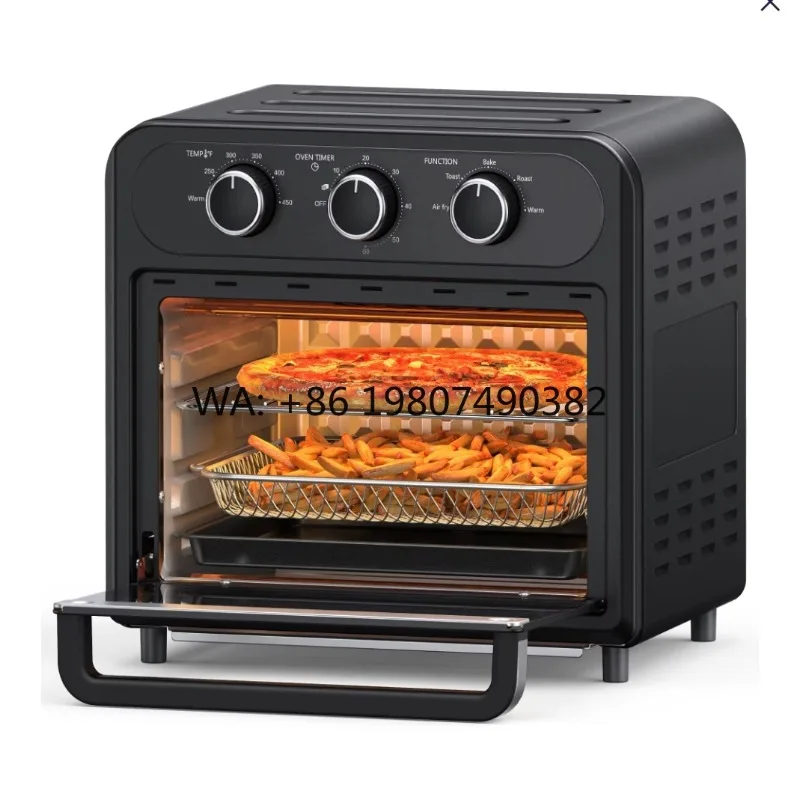 14.8Qt Large Capacity 5-in-1 Air Fryer Oven, Energy Saving Oil Free Cooking, Multifunctional Kitchen Equipment