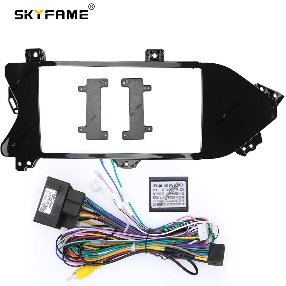 SKYFAME Car Frame Fascia Adapter Canbus Box Decoder Android Radio Dash Fitting Panel Kit For GAC Trumpchi GS4