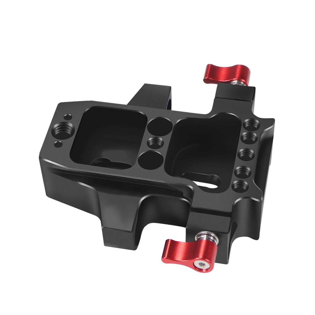 Universal Kamera Grundplatte Schulter Rig 15mm Stange Clamp Quick Release Adapter für Sony DSLR Käfig Vlog Schulter Unterstützung System – Detail 17