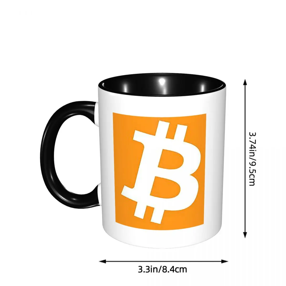 Bitcoin CPU Miner BTC Blockchain Cryptocurrency Mug Funny Ceramic Coffee Cups Tea Mugs Milk Cup Drinkware Gift for Woman Man