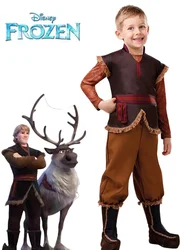 Cosplay Anime Kristoff Prince Uniform for Kids Frozen Olaf Costume Cartoon Figures Dress Up Outfits Snowman Cos Clothing Party