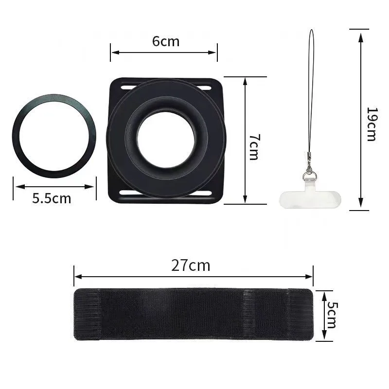 

Upgraded Ultra-Strong Magnetic Phone Wrist Strap Strong Hold 360 Rotation For Running Cycling Delivery Driver Outdoor