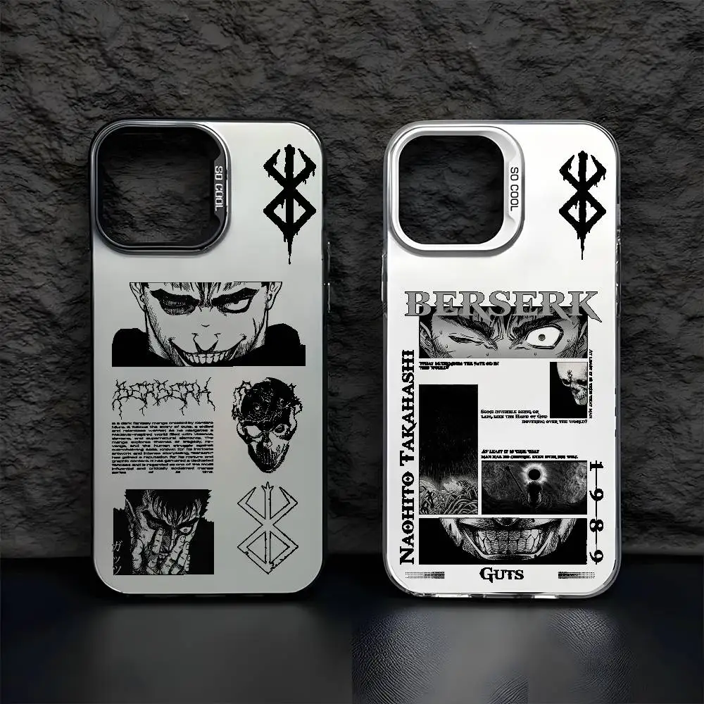 

Cool Anime B-Berserk Phone Case For Tecno Pova Spark Go 30C 20 10 7 Pova 6 Camon 40 30S 20 15 itel P36 A48 S23 Pro 4G 5G Matte
