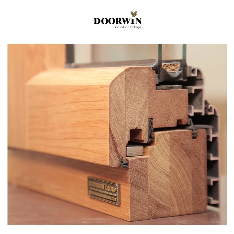 Doorwin's Aluminum Clad Wood Casement Tilt And Turn Windows Hurricane Impact Sample Window