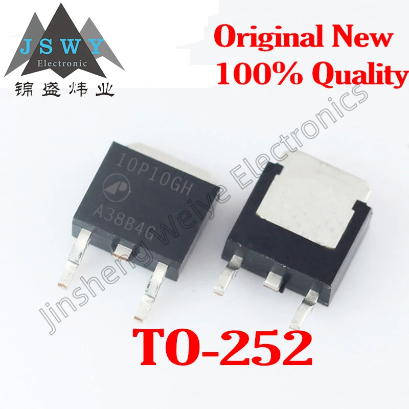 

(10PCS) AP10P10GH-HF TO-252 10P10GH Original 100% Power MOSFET 100V 5.7A In Stock Ships Fast!