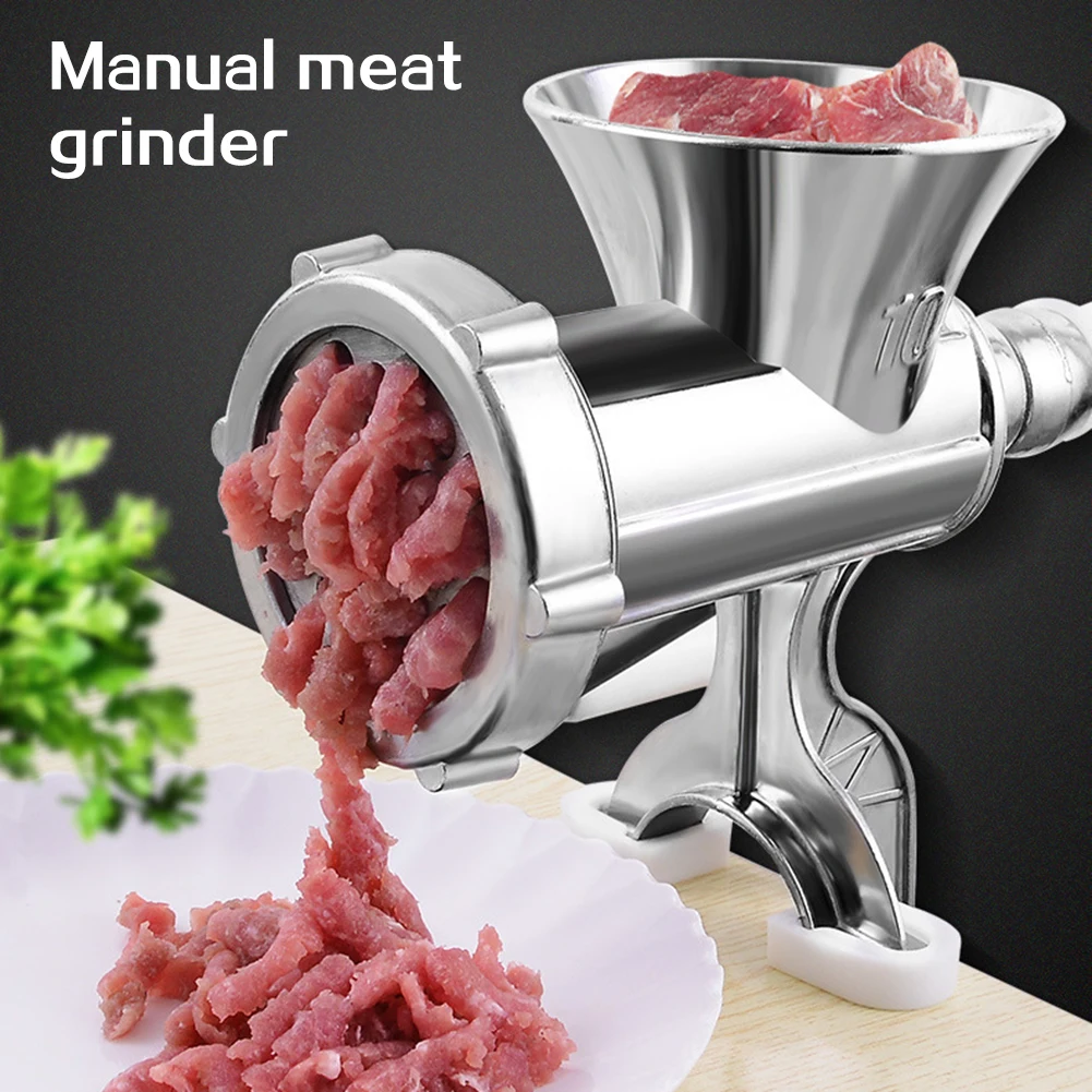 Manual meat grinder for homemade sausages Homemade Burger Small Meat Grinder Hand crank operation Home Kitchen Cooking
