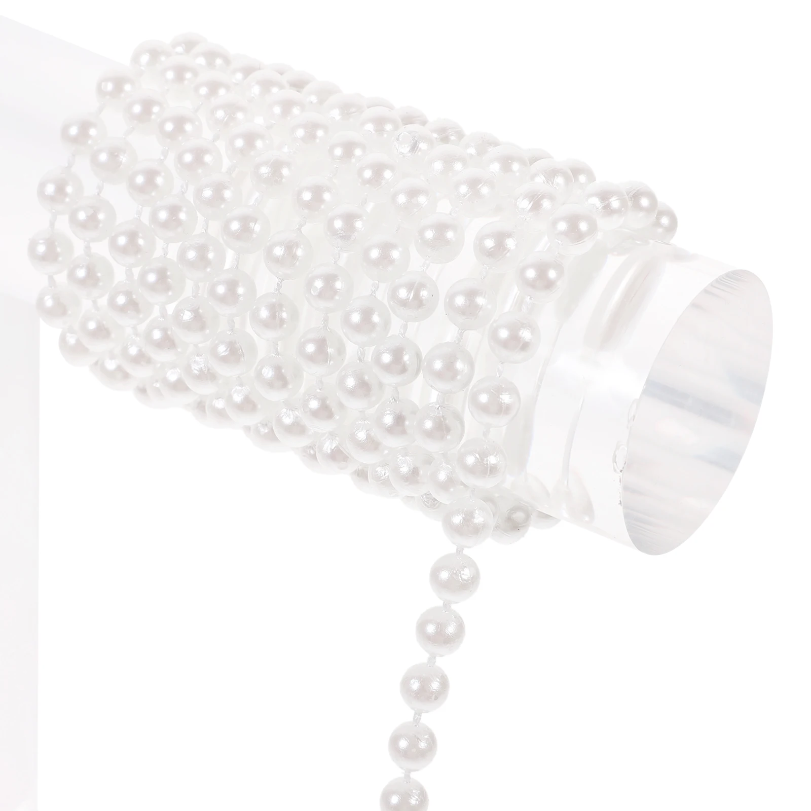 

5m Pearl Bead String Premium Material DIY Garland Decorative Accessory Bright Color Exquisite Detail Long Lasting Home Party