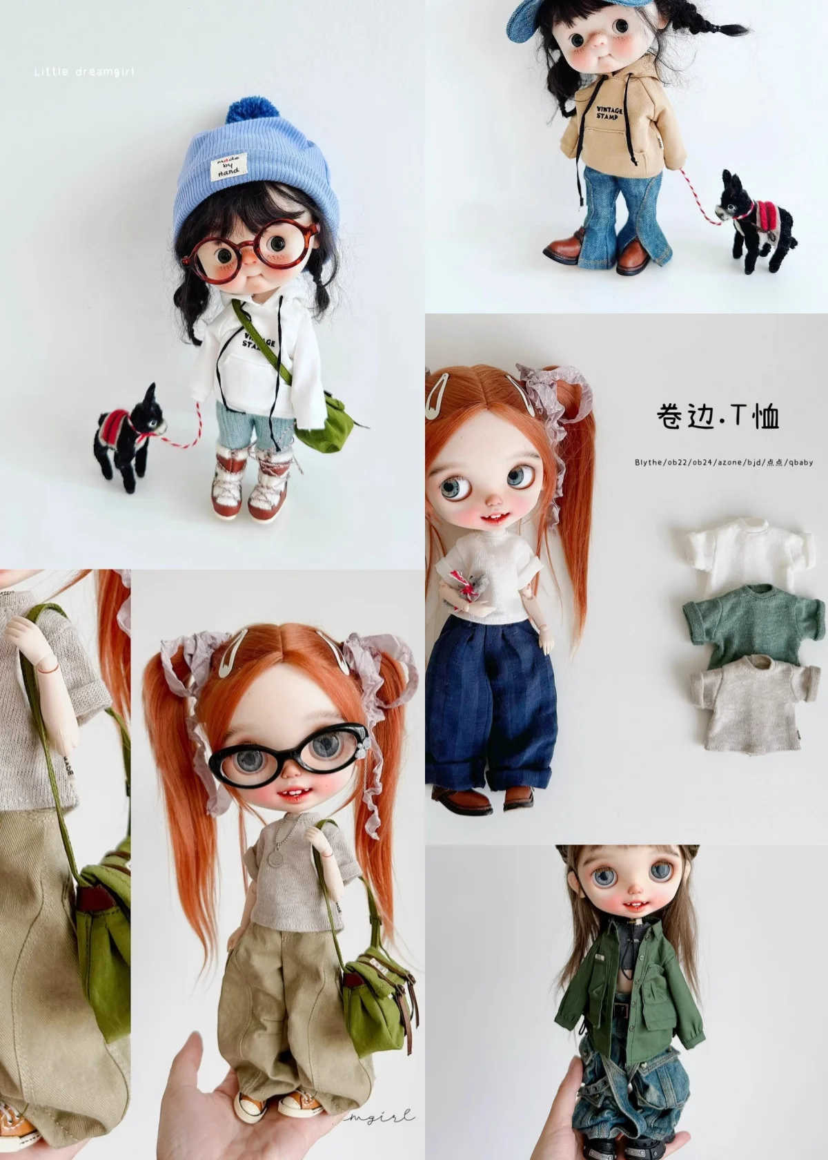 

Комплект одежды для женской куклы (30 дней производства): худи, футболка с подвернутым краем, рубашка с карманами, подходит для фигурок девочек-моделей