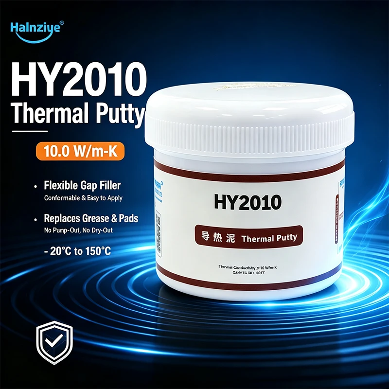 HY2210 HY2310 10W/m-k Thermal Grease Putty Composite Thermal Conductive Silicone Grease Heat Mud Compound Cpu Cool Thermal Putty