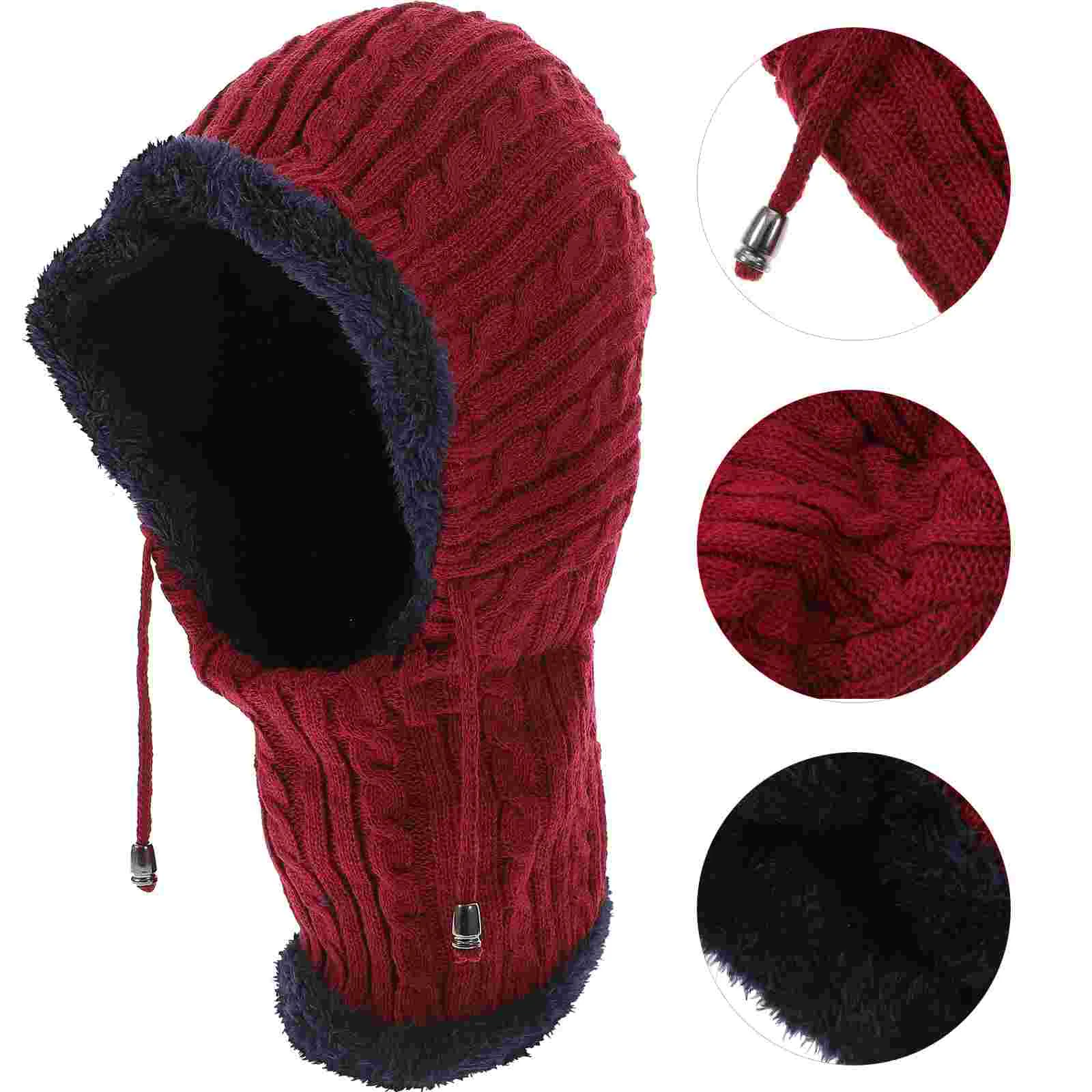 

Neck Warmer Hat Scarf Outdoor Hoodies for Men European and American Women's Bonnet