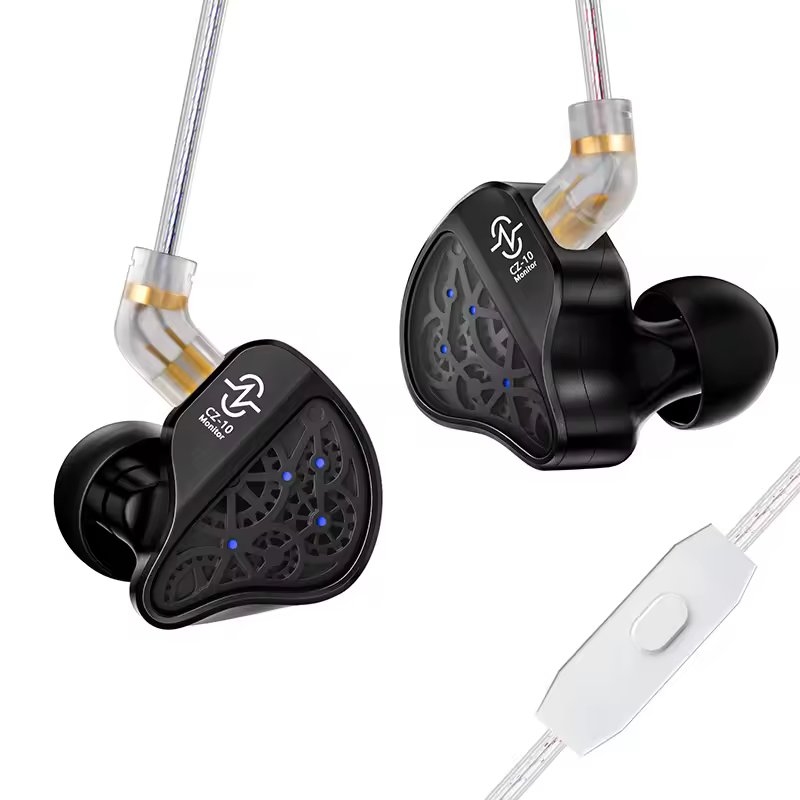 CCZ CZ10 1DD+4BA All-metal HIFI Earphones In Ear Monitor Detachable 0.78mm 2Pin Headphones Cable Noise Cancelling Headset - Image 7