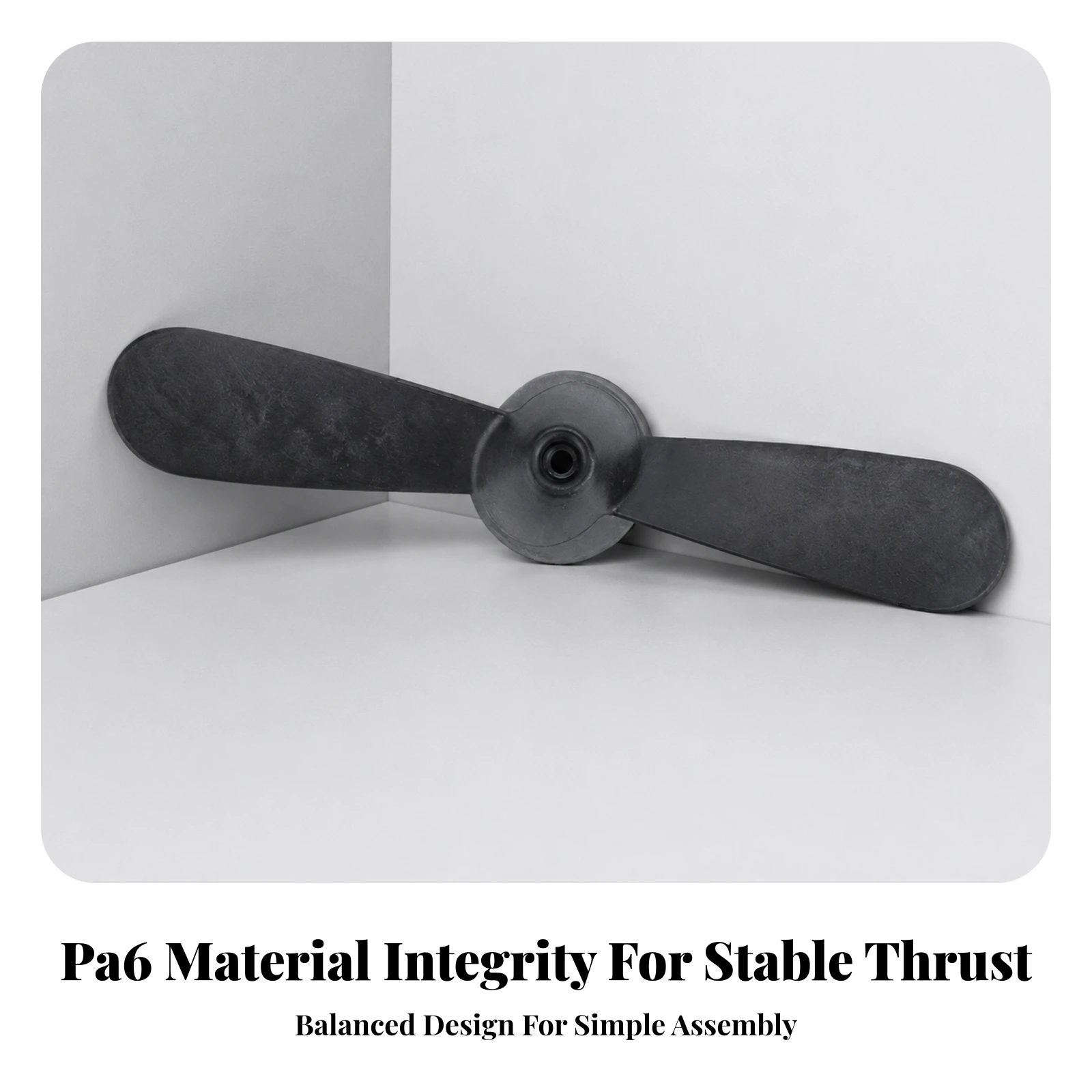 Two-Blade Kayak Pedal Propeller Smooth Operation Reinforced Nylon Kayak Propeller Stable Performance Long-Lasting