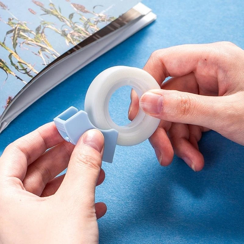 2Pcs 0.5Inch Invisable Tape with Tape Cutter for Scrapbooking Card Making Album