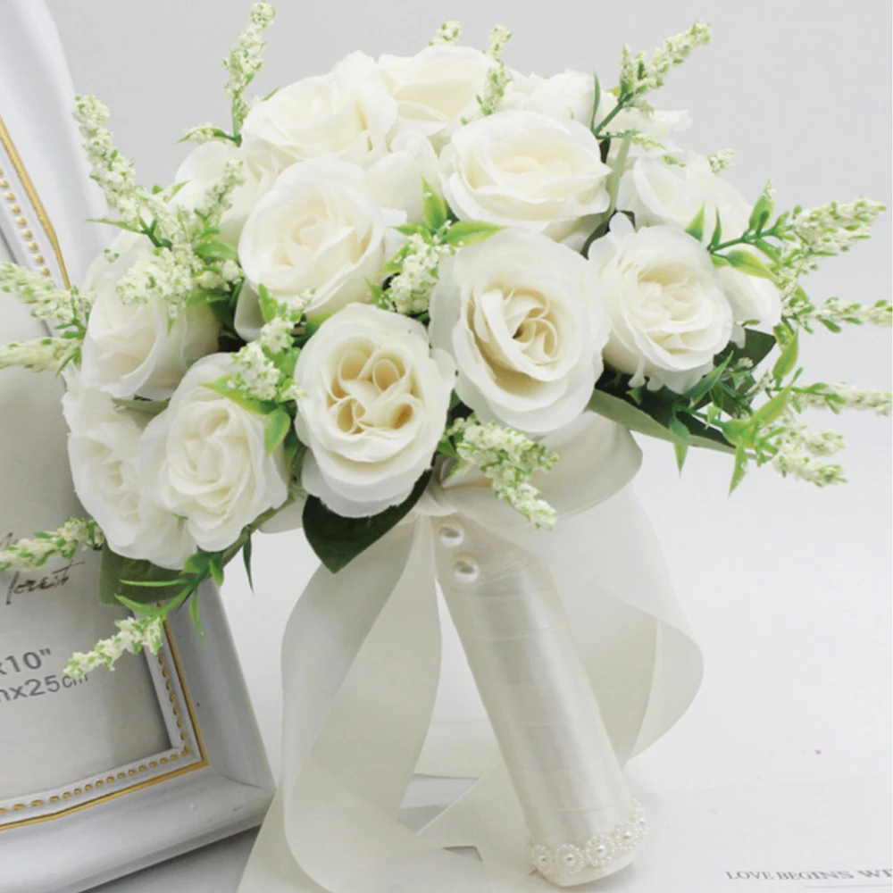 Braut strauß Brautjungfer Gruppe Foto Requisiten Braut Hochzeits zeremonie Hochzeit Rose Abschluss Tanz Jubiläum Geständnis Geschenk