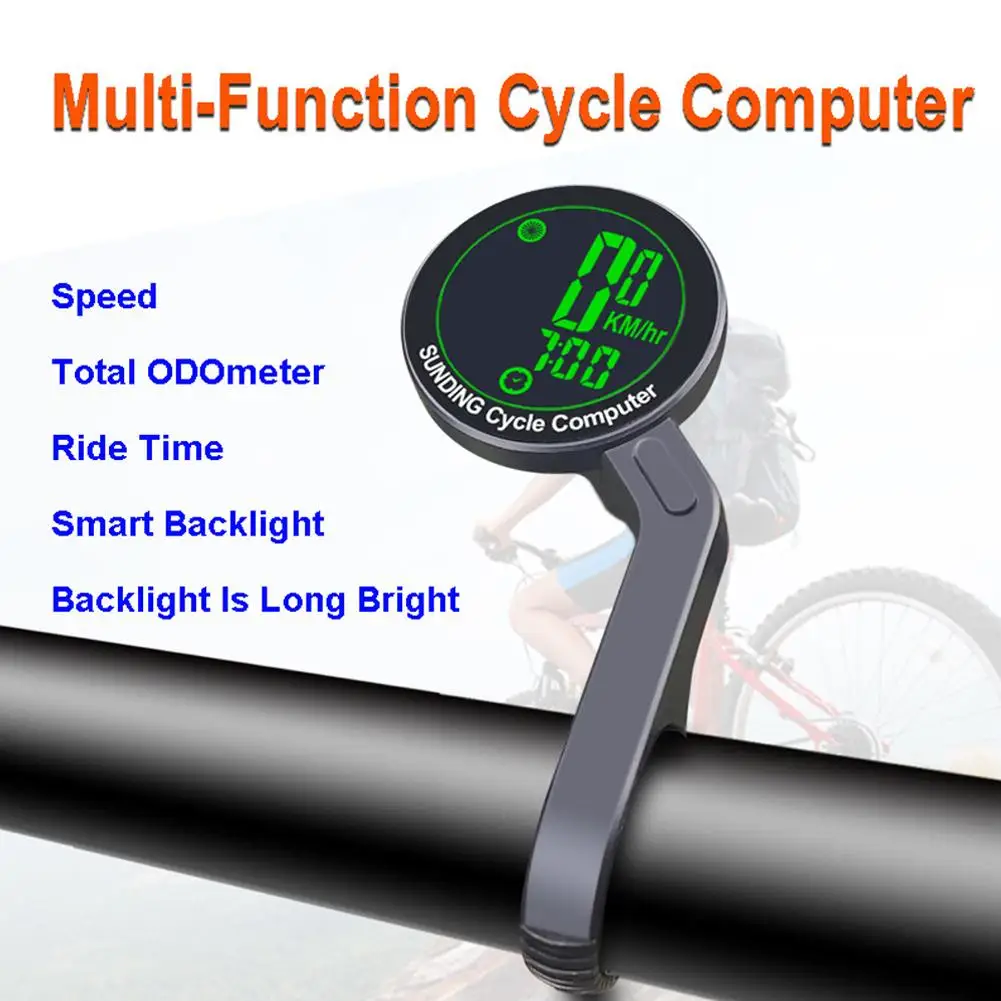 Wireless Bicycle Computer Waterproof Cycling Bike Speedometer Multi-functional Bicycle Odometer For Bike Handlebar And M8L0