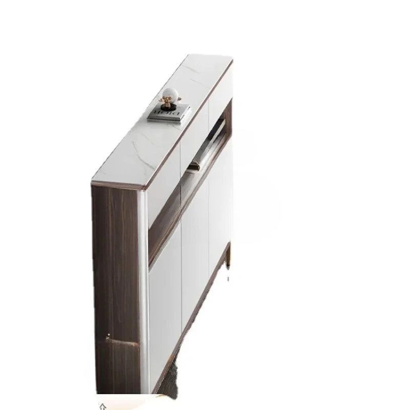 

Solid Wood Bedroom High Light Luxury Modern Stone Plate Room Locker Narrow cm
