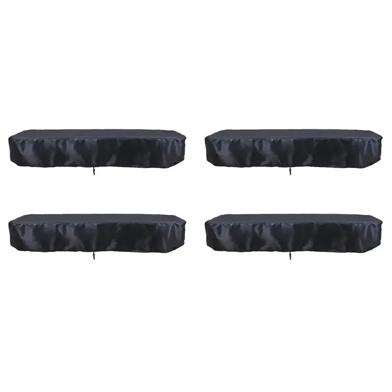 

EYFL-4Pcs 8-футовый чехол для бильярдного стола с завязками, прочный водонепроницаемый чехол для прямоугольного стола, черный