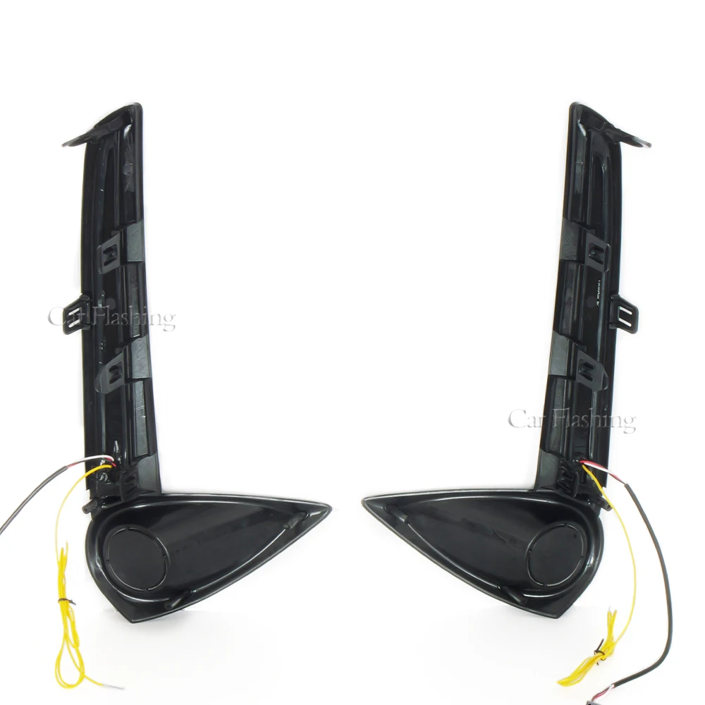 ForCar LED النهار تشغيل ضوء DRL ل UX 200 250h 2019 2020 2021 2022 2023 2024 2025 ضوء النهار مصباح الضباب مع بدوره إشارة #3