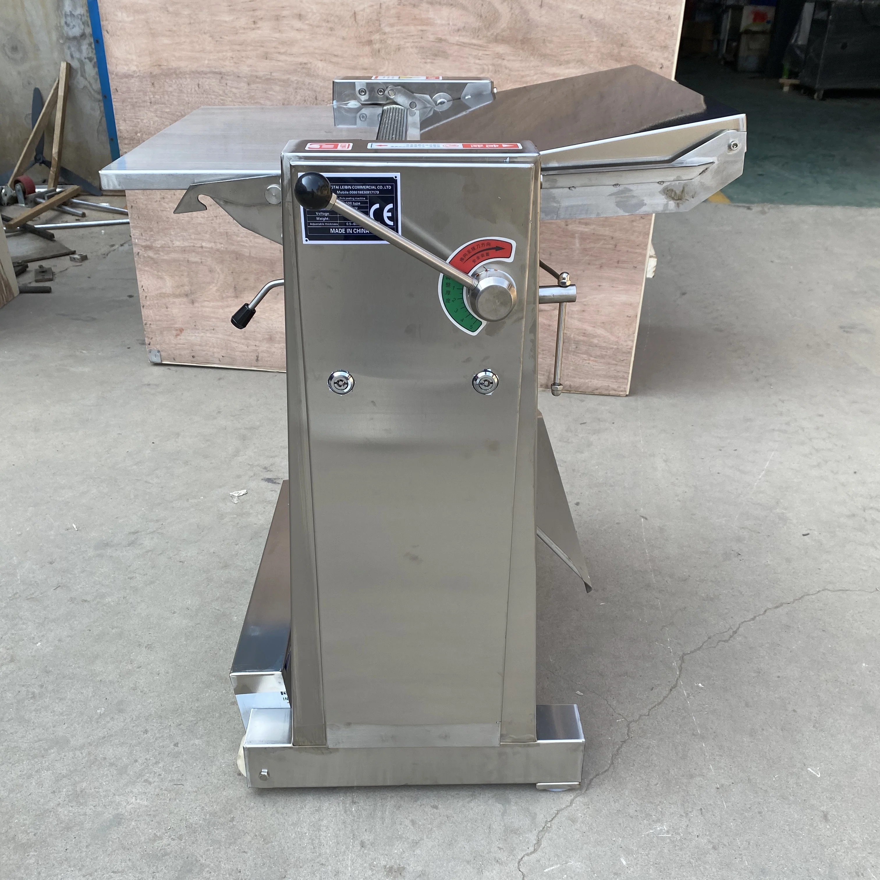 LJPJP máquina de pelado de piel de cerdo de acero inoxidable, máquina de procesamiento de cerdo