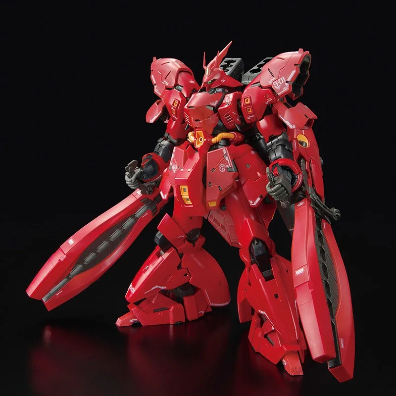 Bandai Genuine MSN-04FF SAZABI RG SIDE-F Anime Action Figure Robot