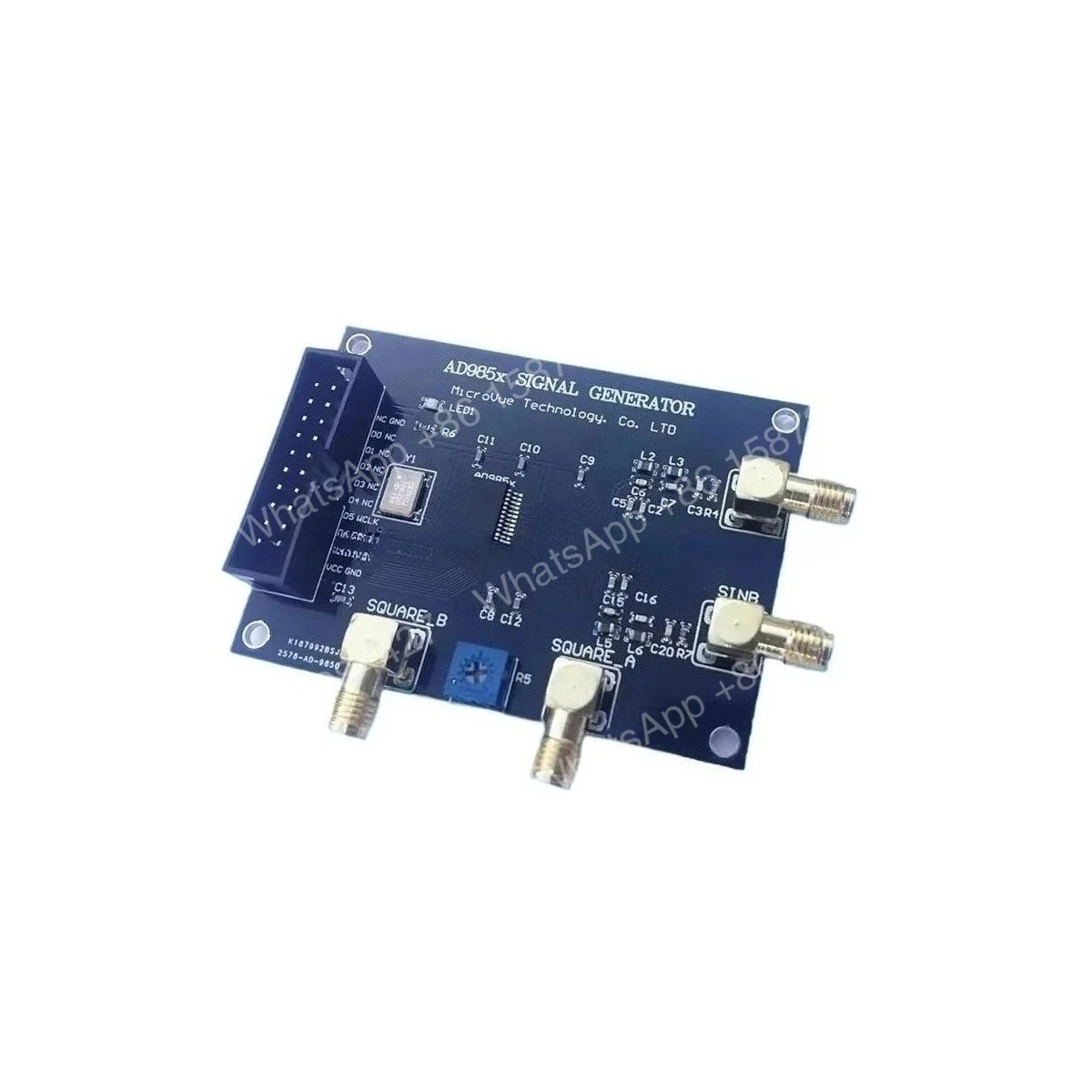 Módulo DDS AD9851 AD9850 Placa de Desenvolvimento Gerador de Sinal Sintetizador de Frequência Programa de Envio de Esquema