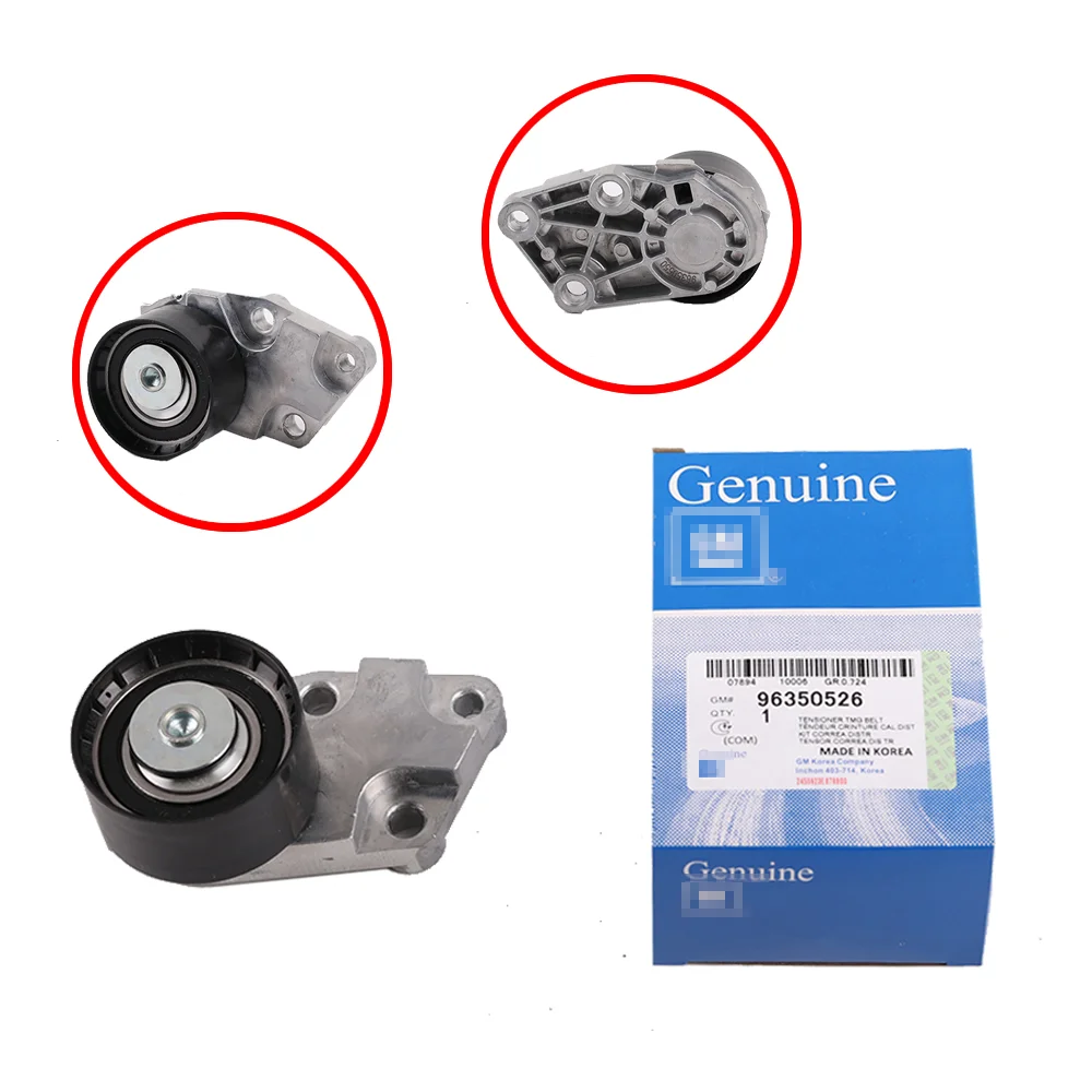 3pcs/Set Timing Belt Kit Tensioner For Chevy Optra Lacetti Chevrolet- Aveo 1.6 L DOHC E-TEC II 16V Genuine OEM 93744703 96350550