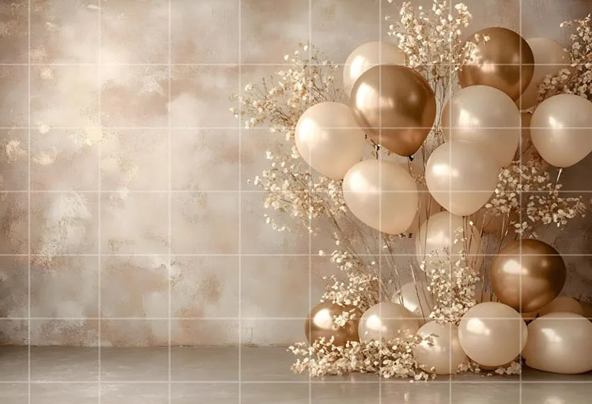 Mehofond Photography Background Gold Balloon Arch Children Birthday Party Cake Smash Family Portrait Decor Backdrop Photo Studio