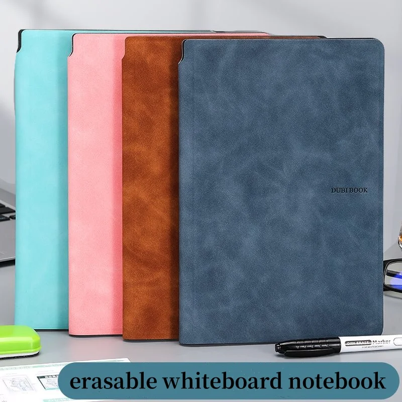 Handwritten Whiteboard A4 Erasable Notebook Draft Book Portable Recycle Whiteboard Draw Writing Student Office Notebook