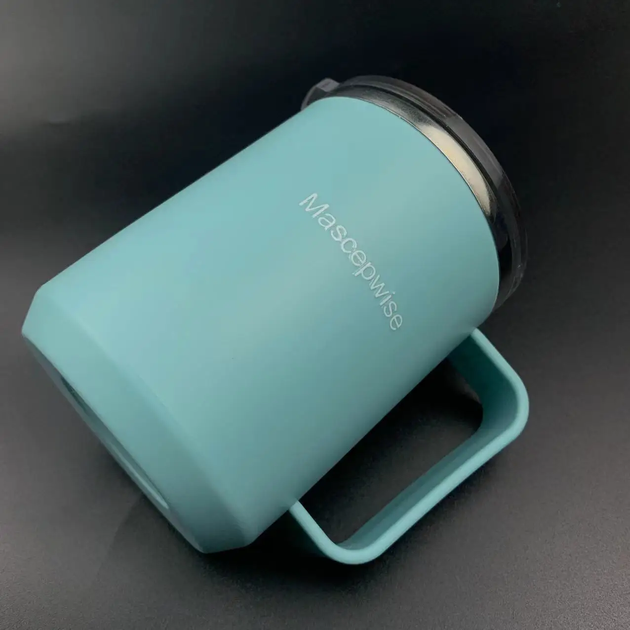 Mascepwise Tazza di agitazione automatica Miscelatore magnetico ricaricabile Tazze di agitazione elettriche Tazza da caffè in acciaio inossidabile rotante