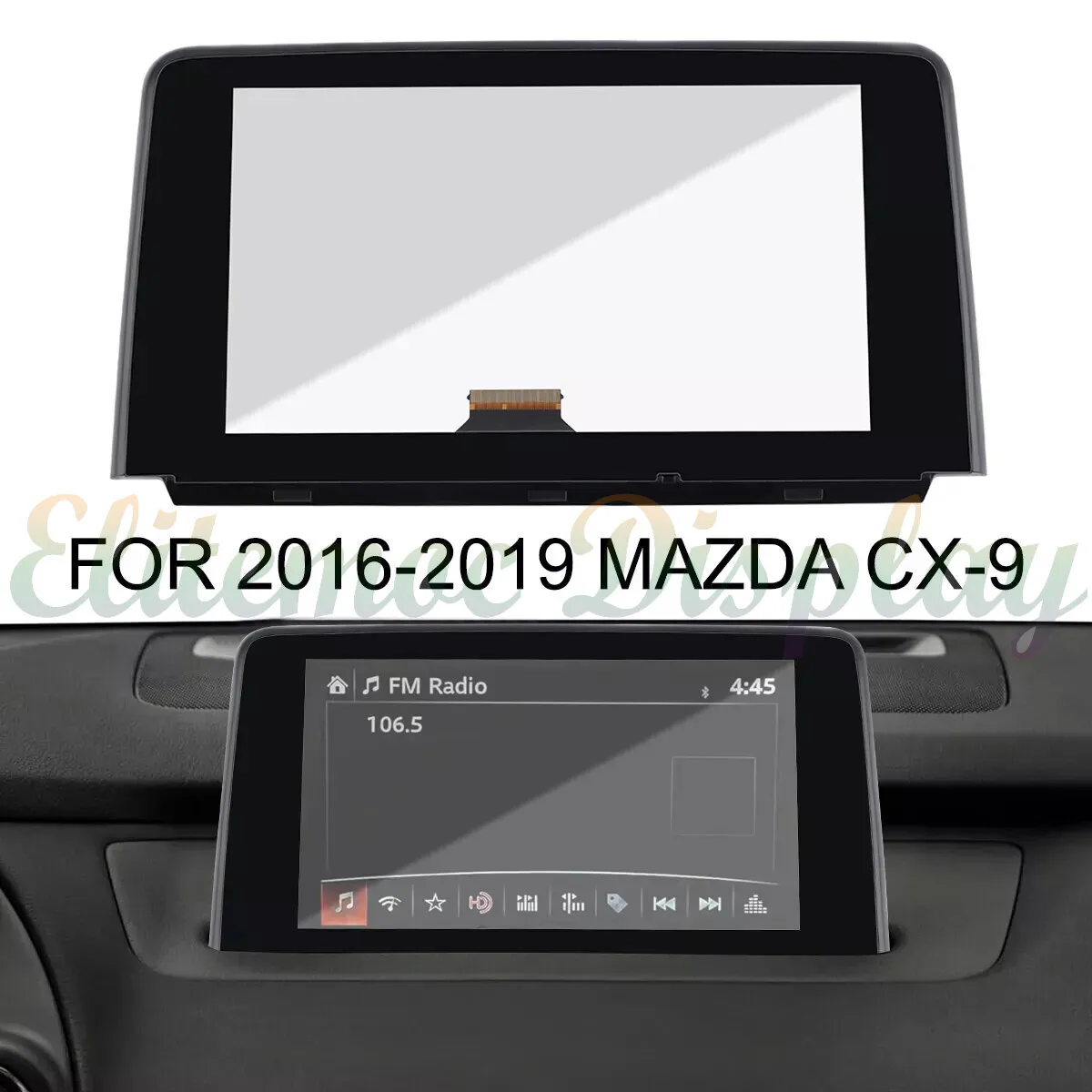 

8-дюймовый сенсорный экран-дигитайзер для Mazda CX9 CX-9 2016-2019, замена дисплея TK49-611J0 / TK49-611JA / TK49-611JB