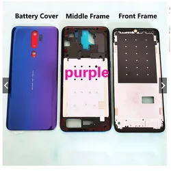 For Oppo A11x Oppo A9 A5 2020 CPH1937 CPH1939 Battery Back Cover Mobile Phone Cover lcd Front Middle Frame Parts