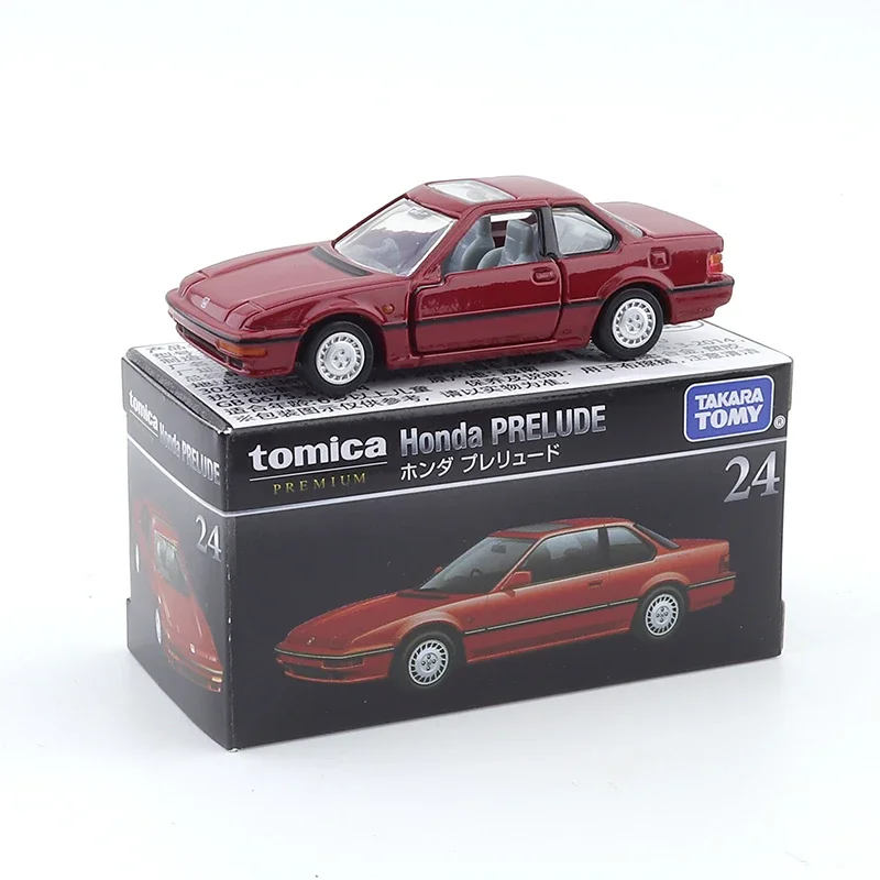 TAKARA TOMY TOMICA Premium No.24 Honda Prelude Diecast Automotive Model Ornaments Cas Toys Gift Decorations