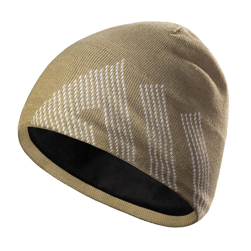 

AONIJIE Winter Warm Wool Cap Sports Unisex Knitted Hat Soft Beanie Velvet lining For Running Jogging Cycling Skiing Camping