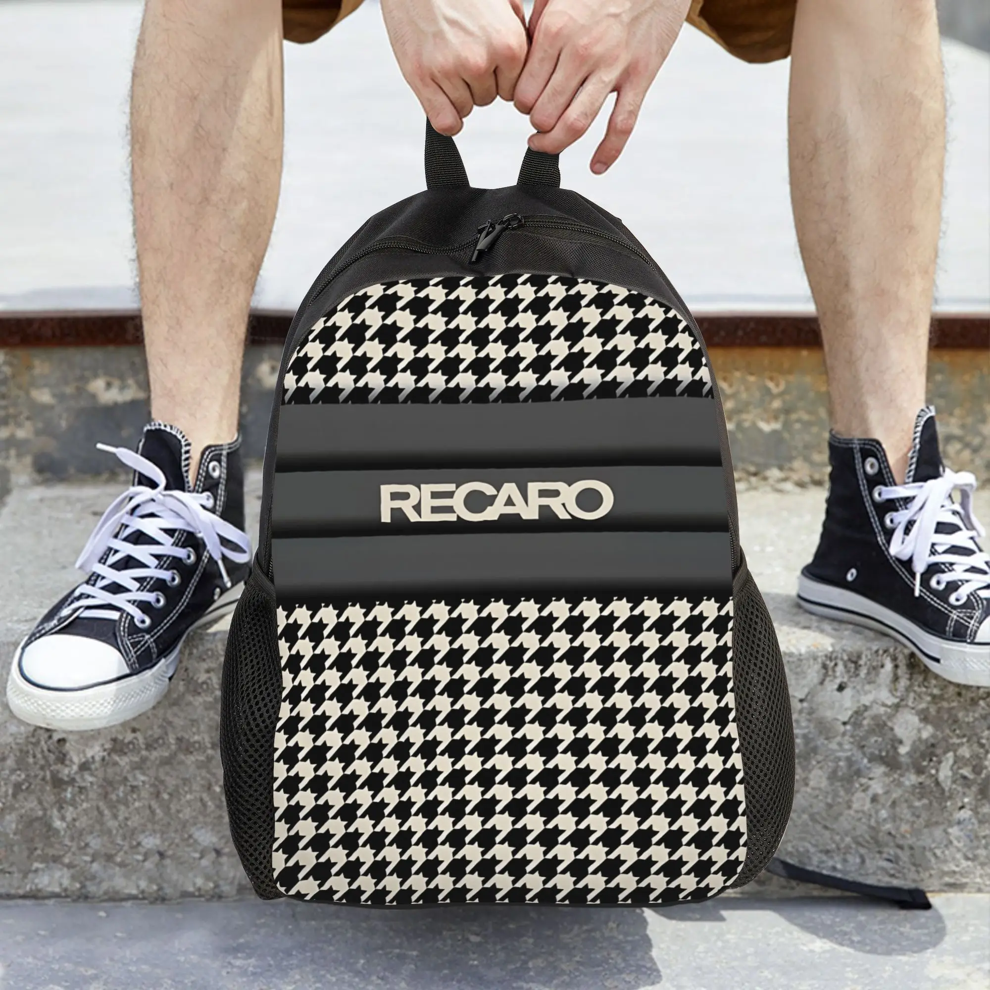 1 pc  Schoolbag Back to school season Recaro  Harajuku Design Rucksack view 5