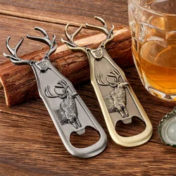 Alloy Metal Beer Bottle Opener Deer Reindeer Antlers Design Openors Kitchen Bar Tool Christmas Thanksgiving Birthday Gift