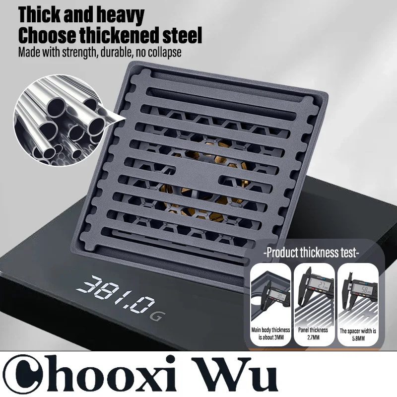 CHOOXIWU-Floor Drain Stripe Anti-Odor Drain Valve Cover Shower Trap Drains Kitchen Bathroom Laundry Room Bathroom Accessories