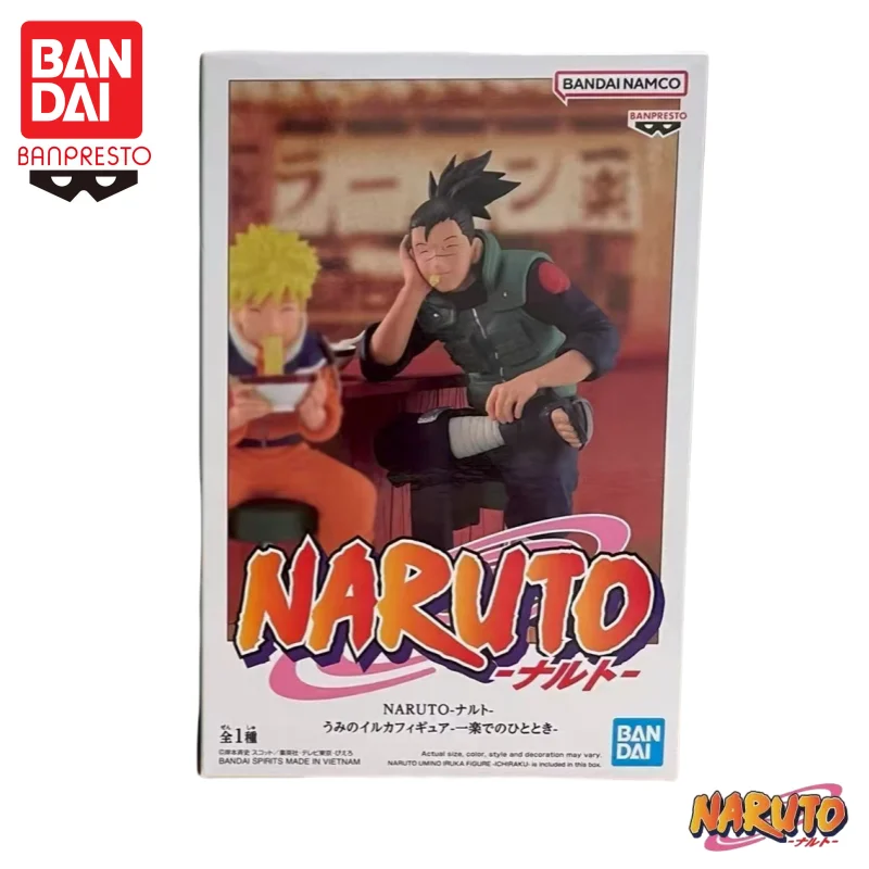 

In Stock Bandai Banpresto Original Naruto 20Th Anniversary of The Tv Anime Umino Iruka Model Doll Brand New Boxed Action Figure