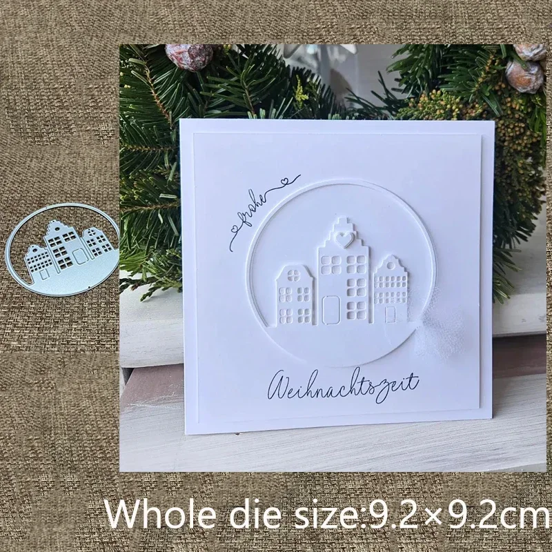 

Новый дизайн, металлическая вырубная форма-трафарет для декоративной вырезки, круглая, для скрапбукинга, альбомов, бумажных открыток, тиснения