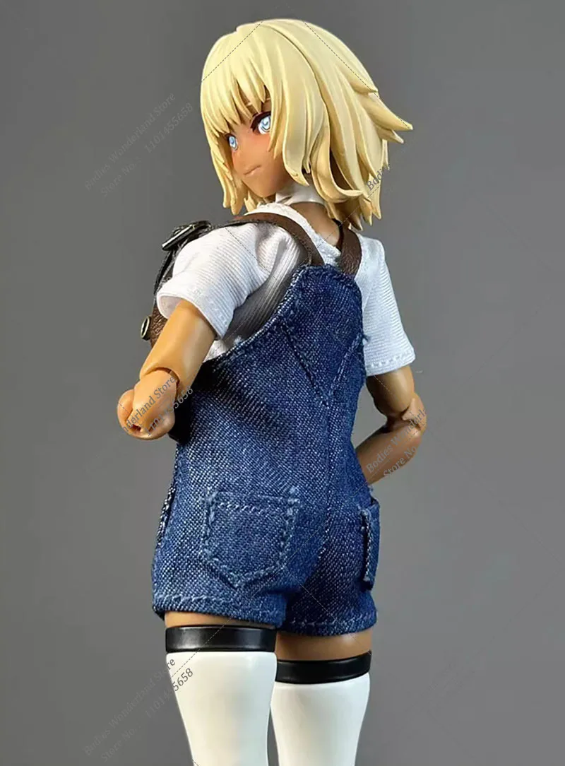 1/12 масштаб, модная классическая тонкая футболка с ремешком, джинсовые шорты, комплект для 6 дюймов, фигурка Романски, экшн-фигурка, тело