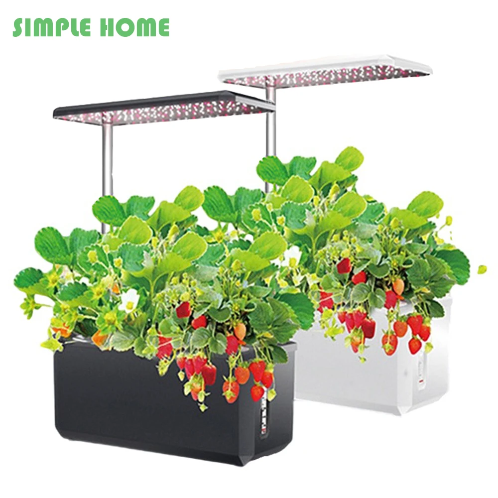 Hydroponics Growing System With Indoor Planting Full Spectrum Led Light Non-toxic Soilless Smart Cultivation Home Garden