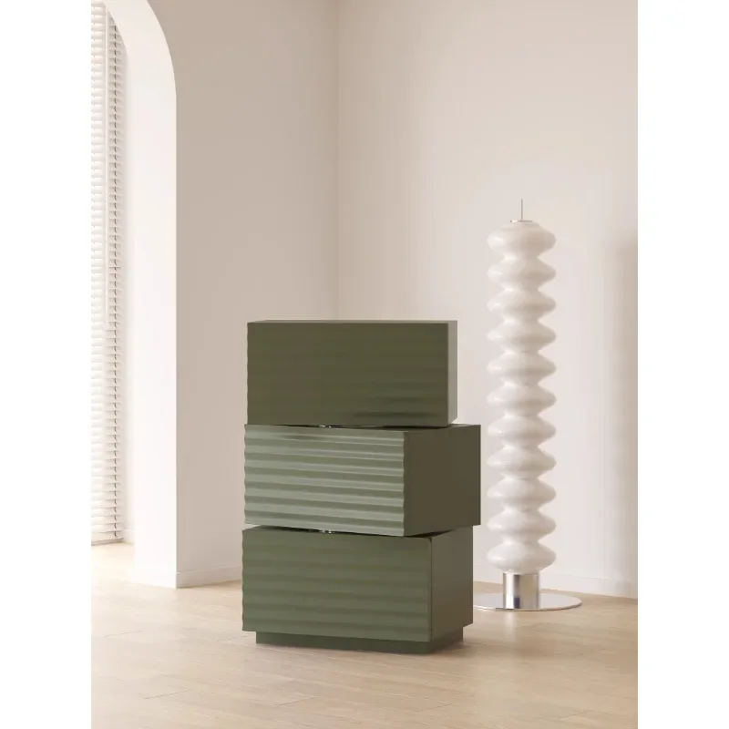 Simple entry door porch cabinet locker rotating sofa side cabinet