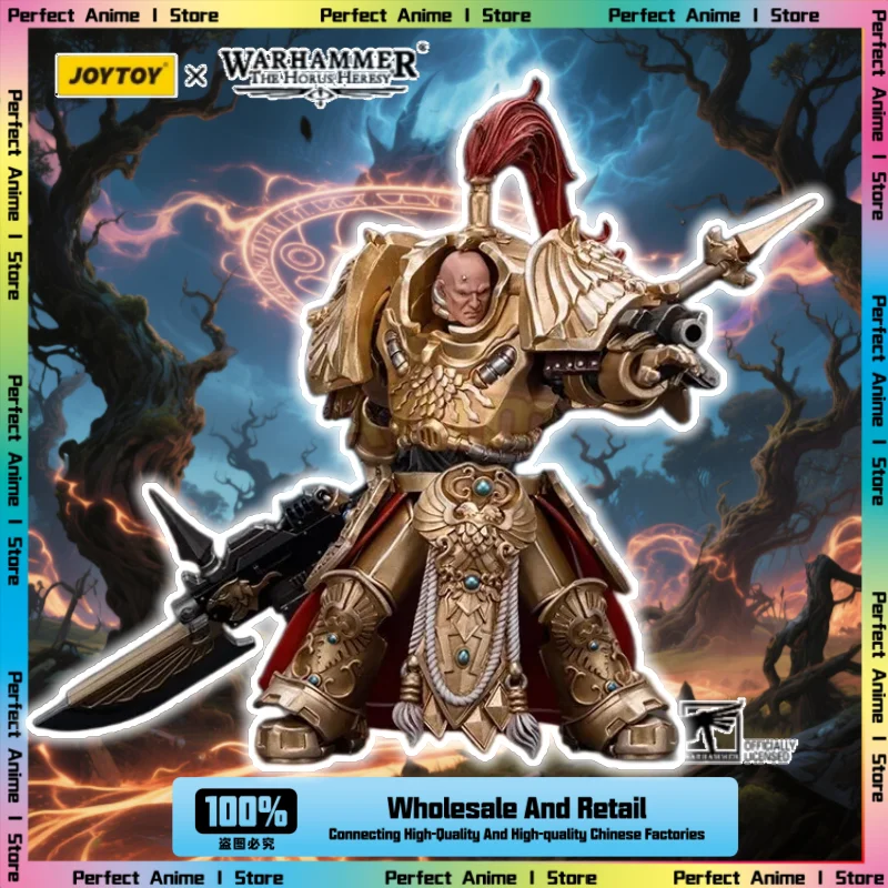 

JOYTOY Warhammer 40K Emperor Imperial Guard Armor Shield Company Commander Hayden Sanonnis Action Doll Gift Collection