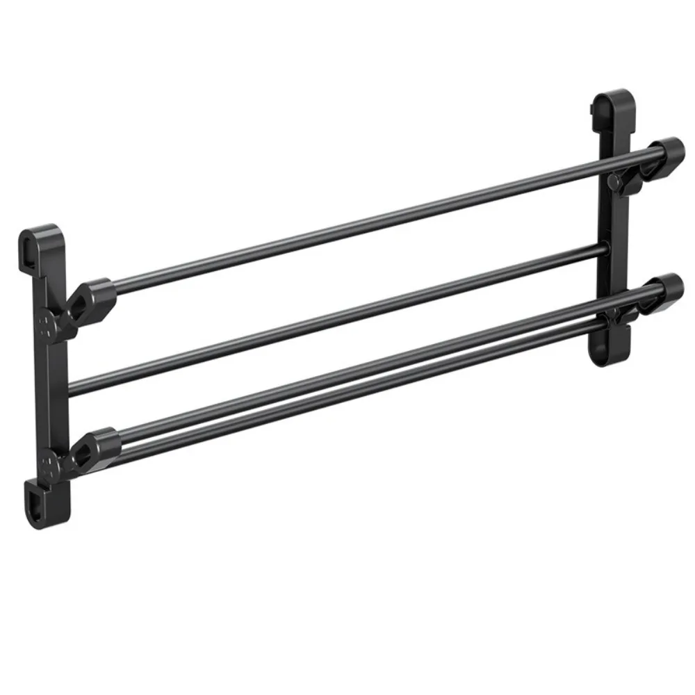 Wall Mounted Shoe Storage Rack Door Mounted Space Saving Shoe Storage Shelf Multiple Layers Door Back Slippers Drying Rack