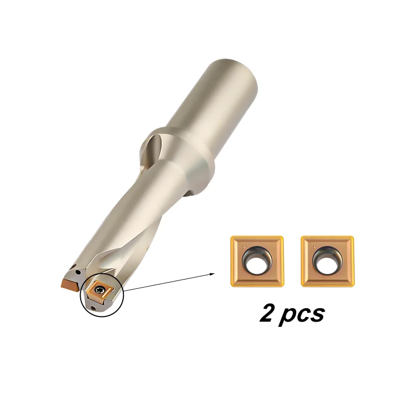 U-Bohrer mit Einsätzen SPMG 2D 3D 4D 5D SP-Bohrer Wendeschneidplatten Gewalttätiges Bohrwerkzeug für Drehmaschinen CNC