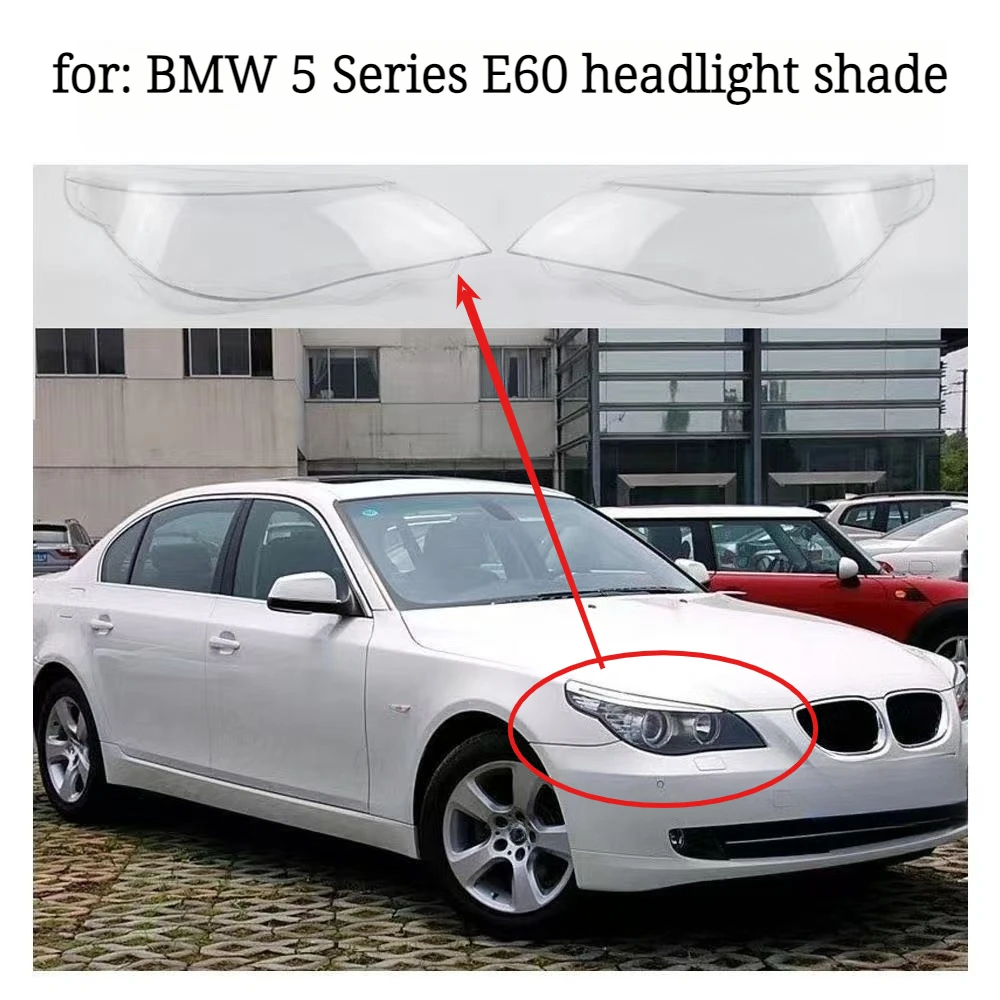 

Для BMW 5 серии E60 E61, 525I, 530I, 2004-2010, крышки фар автомобиля и отверстия, солнцезащитные козырьки для фар, аксессуары для фар