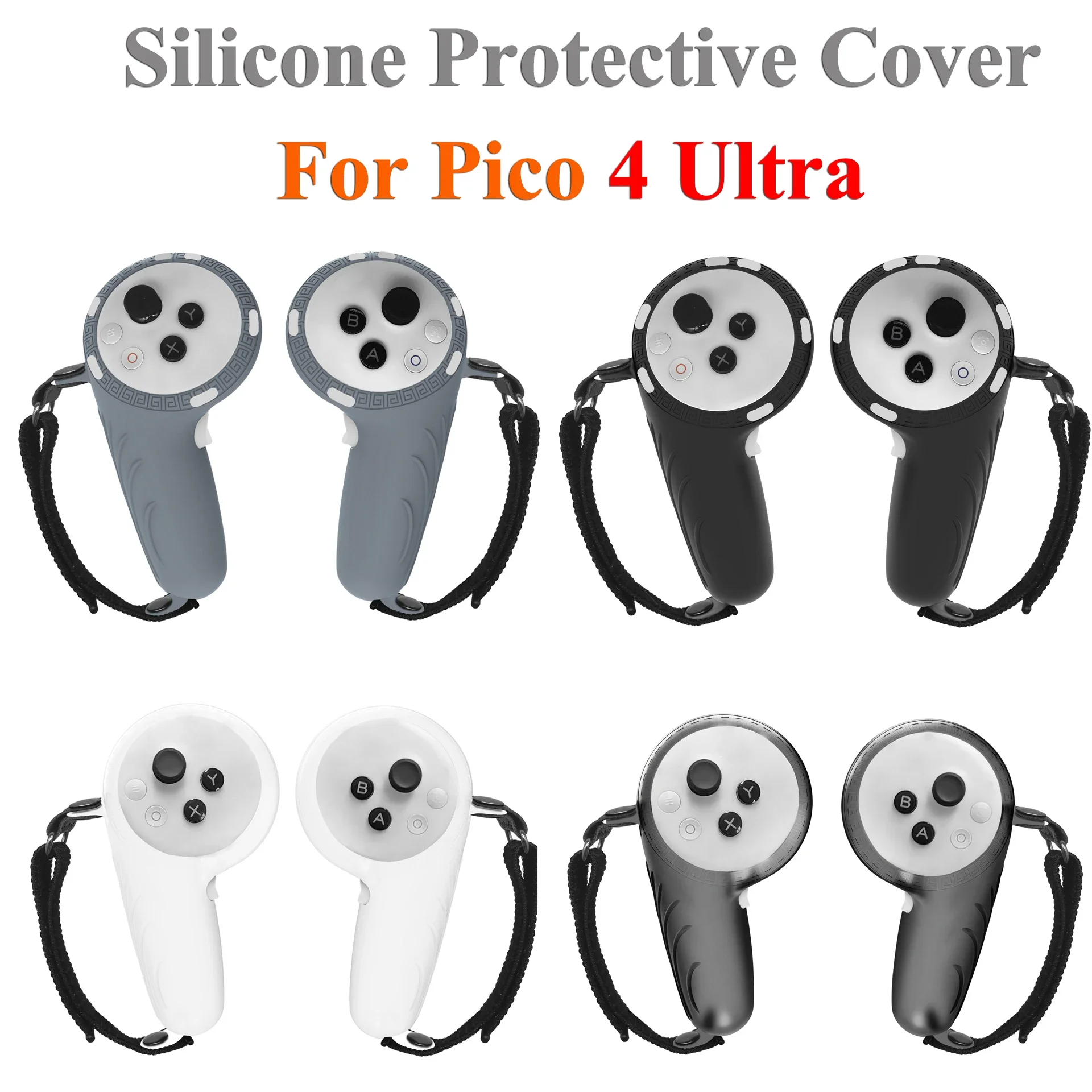 Controller Holster For Pico 4 Ultra VR Touch Controller Silicone Cover Skin Handle Grip Case Rubber Protective Accessories