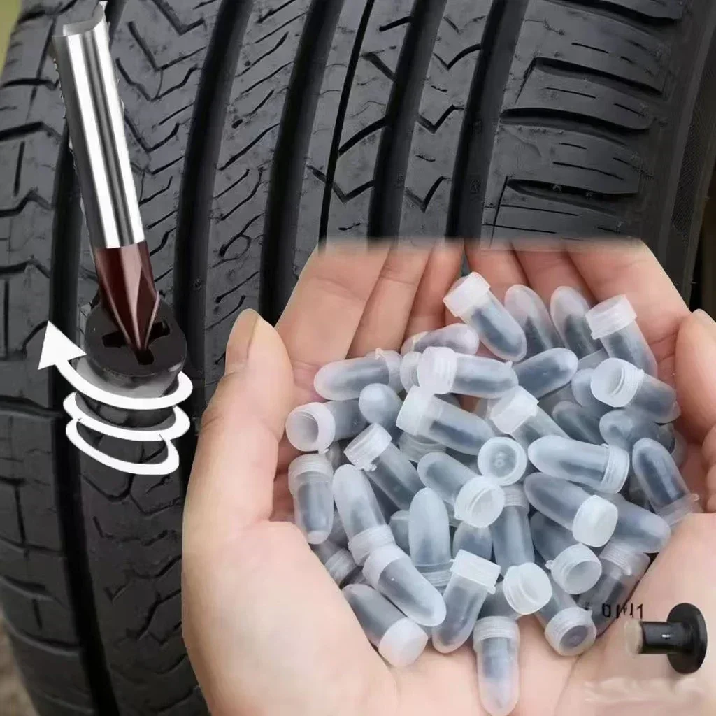 10/20/30Pcs Separately Packaged, Vacuum Tire Quick Repair Kit With Spiral Rubber Nails, Suitable For Automobiles