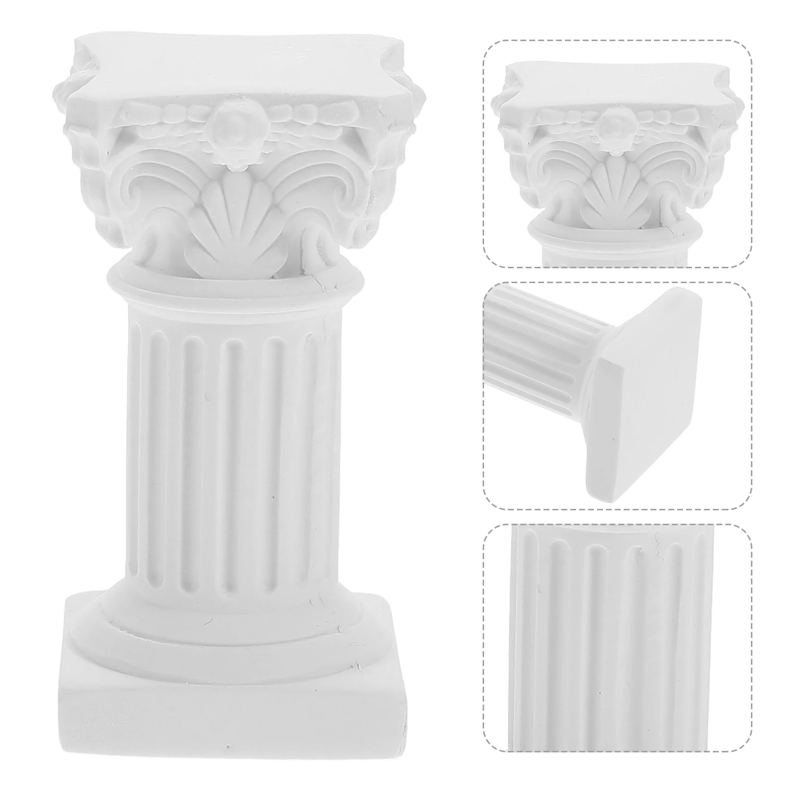 6 5cm Roman Column Model Holder Statue Greek Mythology Decor Models Themed Party Decorations White Columns for