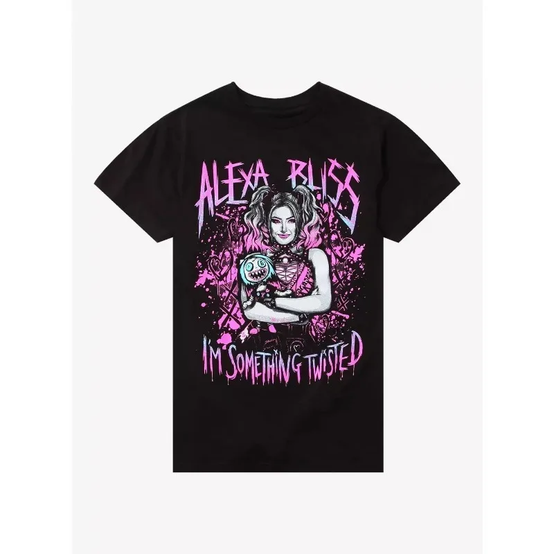 Alexa Bliss Merch 2026 T-shirt unisexe pour hommes, hauts à manches courtes, vêtements à la mode, hauts décontractés Y2K